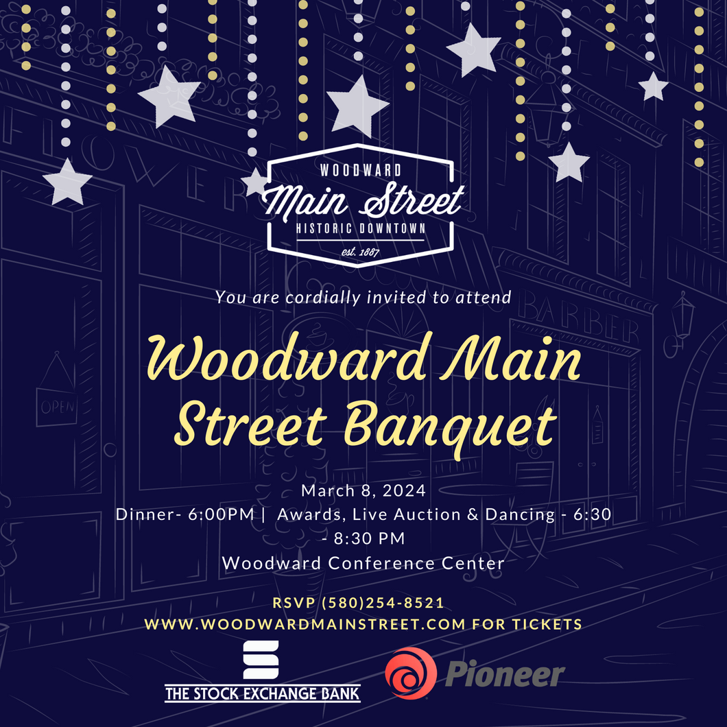 2024 Woodward Main Street Banquet 03/08/24