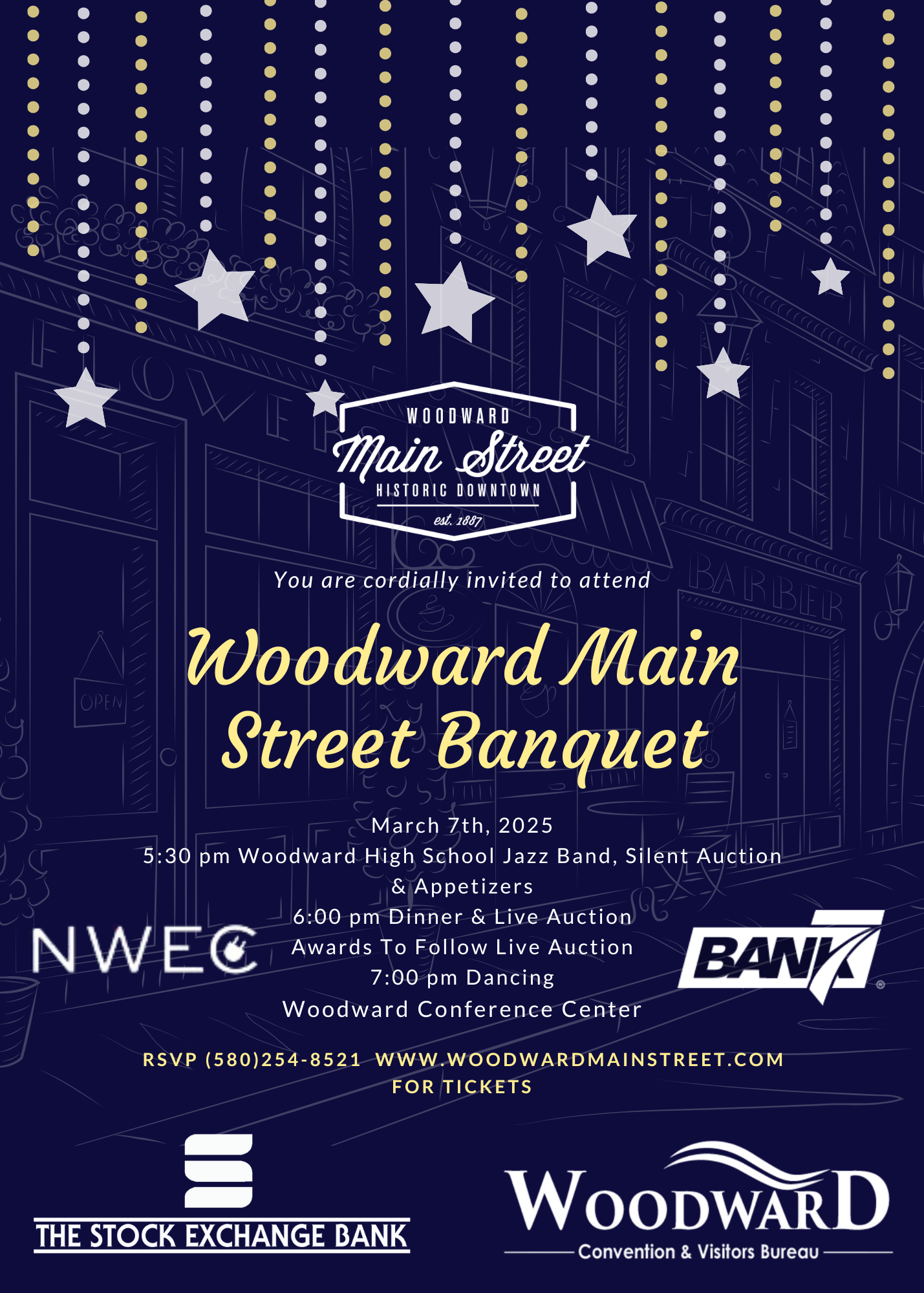 2025 Woodward Main Street Individual Banquet Tickets